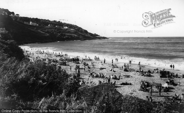 Photo of Carbis Bay, The Beach c.1955
