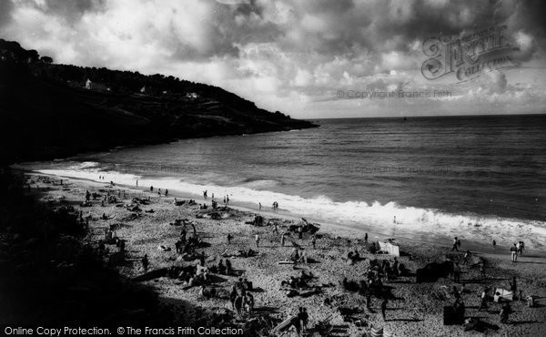 Photo of Carbis Bay, The Beach c.1955