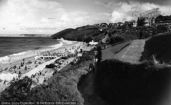 Photo of Carbis Bay, The Beach c.1955