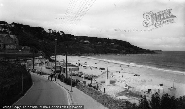 Photo of Carbis Bay, The Beach c.1955