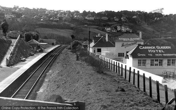 Photo of Carbis Bay, View From The Railway Bridge c.1955
