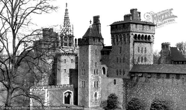 Photo of Cardiff, Castle c.1955