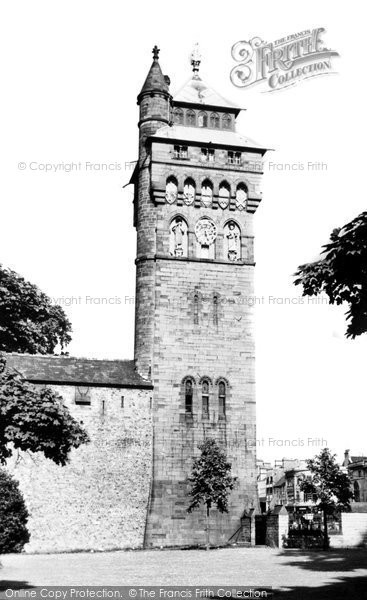 Photo of Cardiff, Castle Clock Tower c.1960