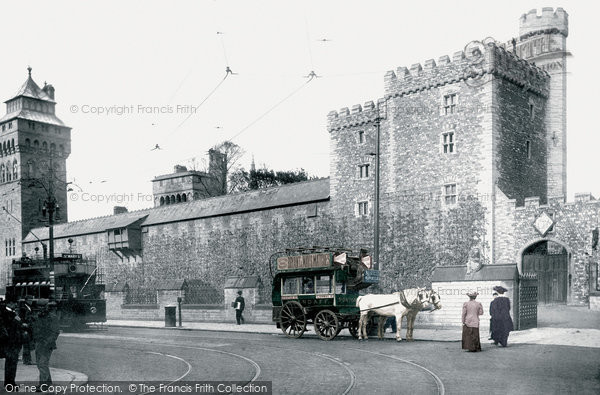 Photo of Cardiff, Castle, South Side c.1903