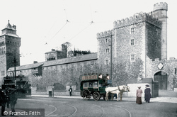 Castle, South Side c.1903, Cardiff