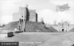 Castle, The Inner Keep c.1955, Cardiff