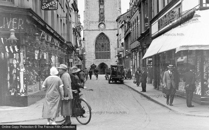 Photo of Cardiff, Church Street 1925