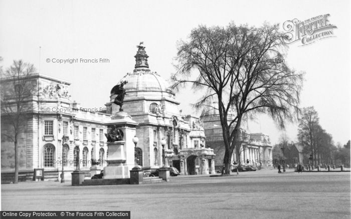 Photo of Cardiff, City Hall And National Museum Of Wales c.1955
