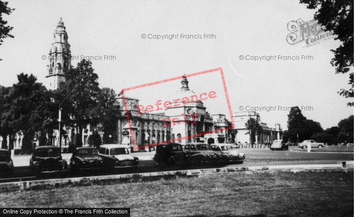 Photo of Cardiff, City Hall And National Museum Of Wales c.1960
