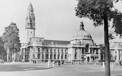 City Hall c.1955, Cardiff