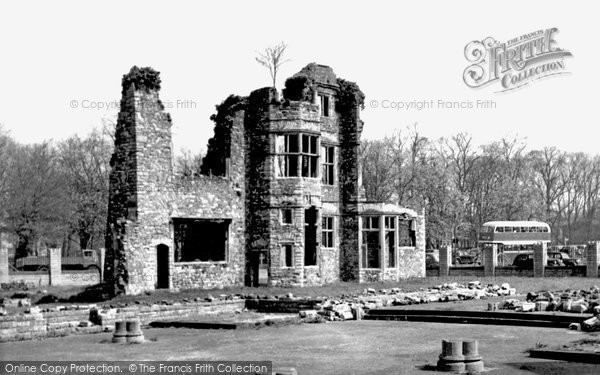 Photo of Cardiff, Friary Ruins, Cathays Park c.1955