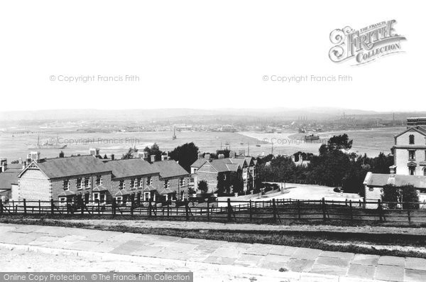 Cardiff, from Penarth 1893 Photo of Cardiff, From Penarth 1893