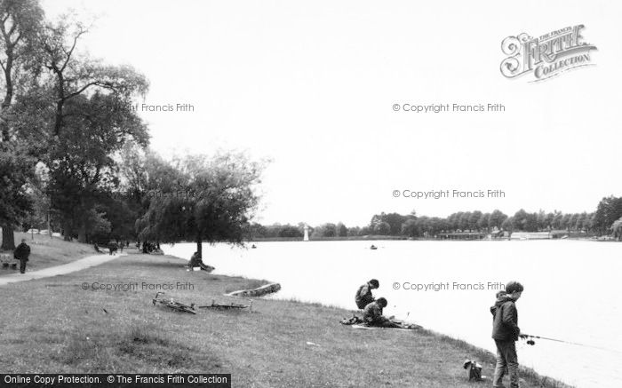 Photo of Cardiff, Roath Park Lake c.1965