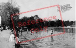 Roath Park, Paddling Pool c.1955, Cardiff