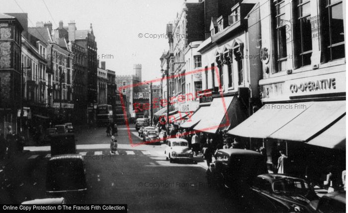 Photo of Cardiff, St Mary Street c.1955