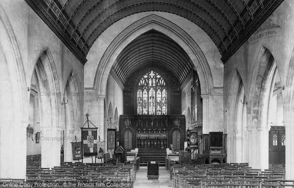 Photo of Cardiff, St Saviour's Church Interior 1899