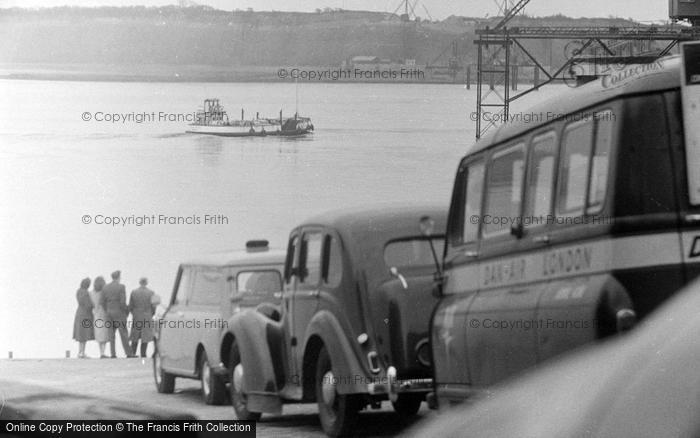 Photo of Cardiff, The Ferry Queue 1962