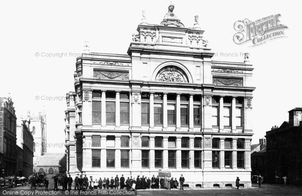 Photo of Cardiff, The Library 1896