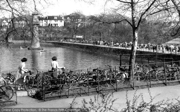 Photo of Cardiff, The Promenade, Roath Park c.1955