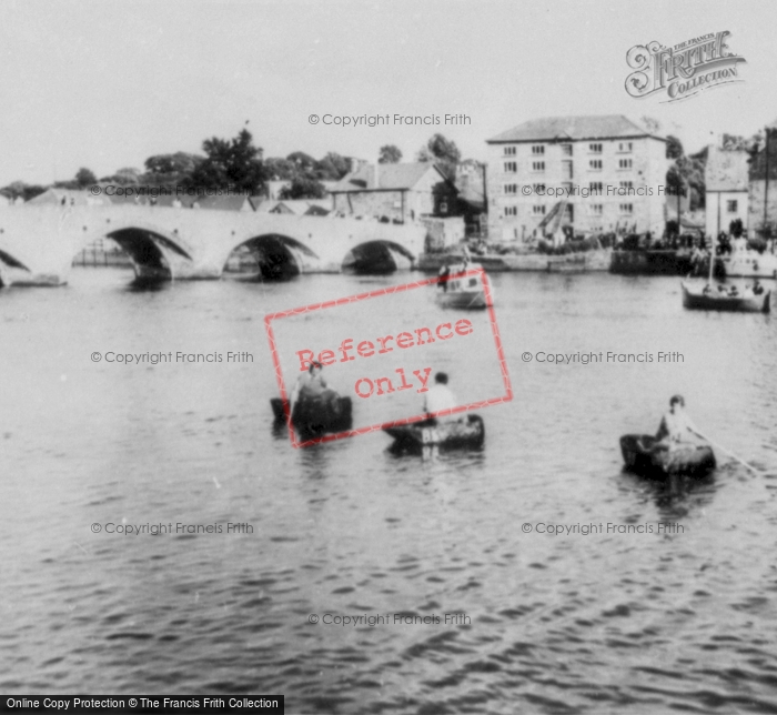 Photo of Cardigan, Coracles On The River Teifi c.1965