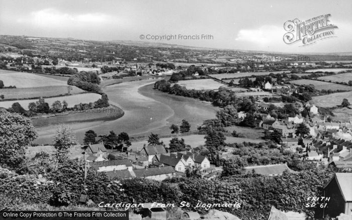 Photo of Cardigan, From St Dogmaels c.1930
