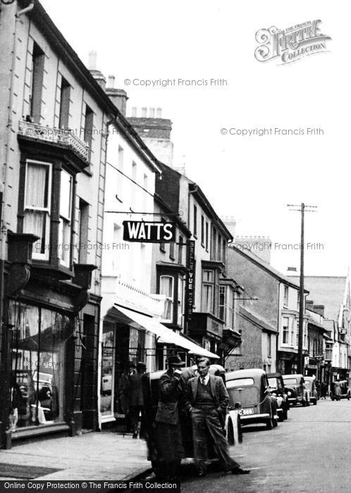 Photo of Cardigan, High Street c.1955