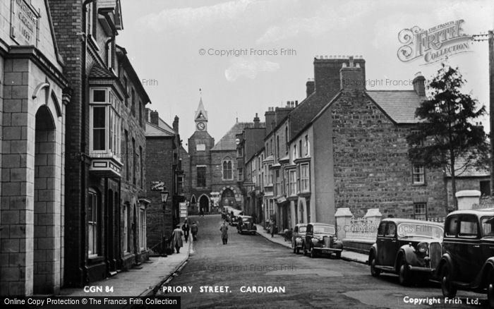Photo of Cardigan, Priory Street 1956