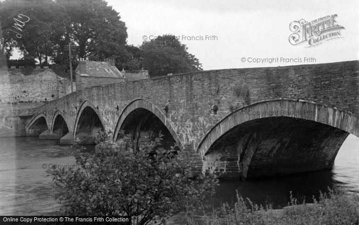 Photo of Cardigan, The Bridge c.1950