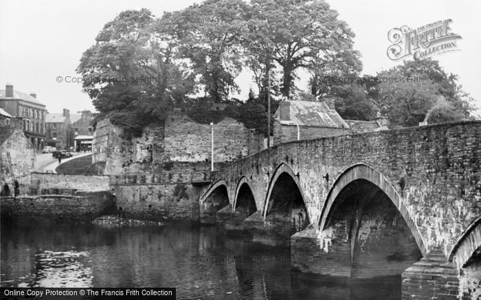 Photo of Cardigan, The Bridge c.1955