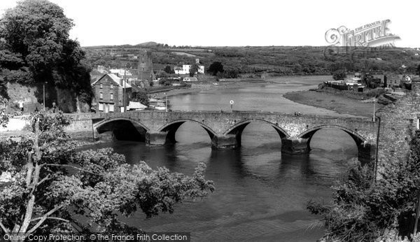 Photo of Cardigan, The Bridge c.1965