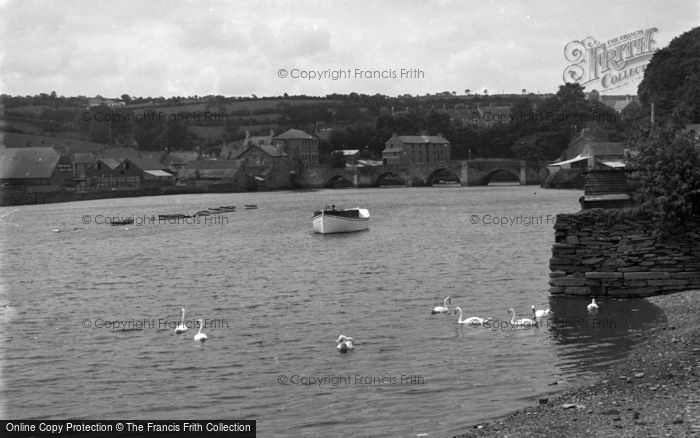 Photo of Cardigan, The River Teifi c.1950