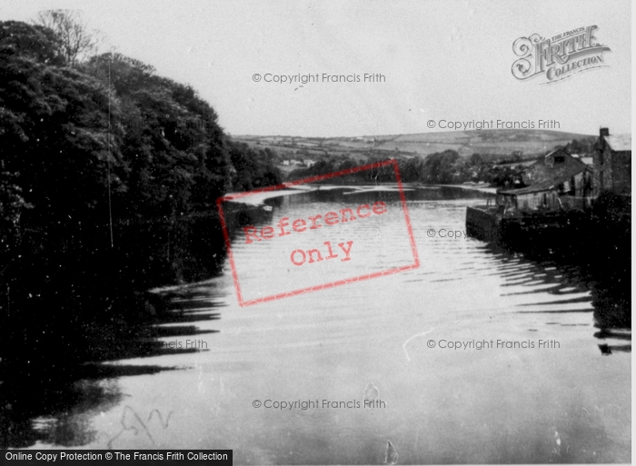 Photo of Cardigan, View From The Bridge c.1955