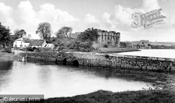 The Bridge And Castle c.1960, Carew