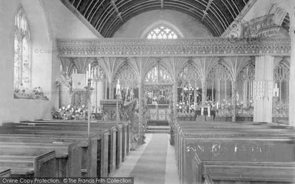 Photo of Carhampton, Church Screen 1903