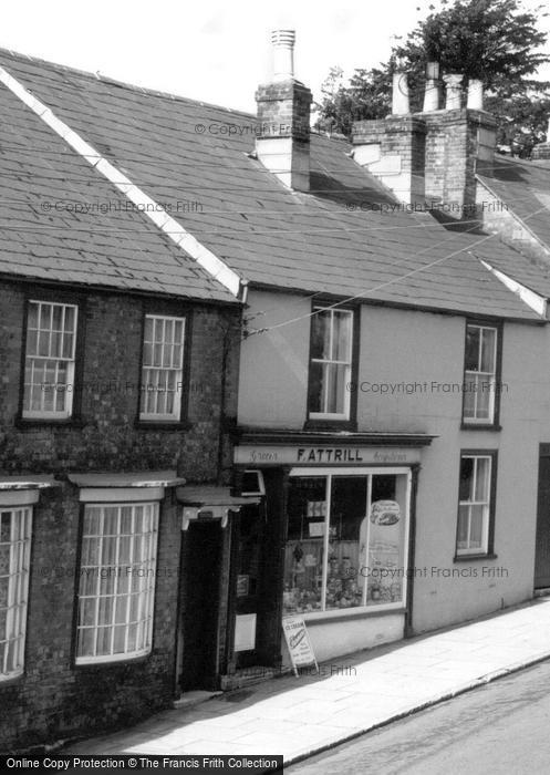 Photo of Carisbrooke, Attrill's Grocery Shop, Main Street c.1960