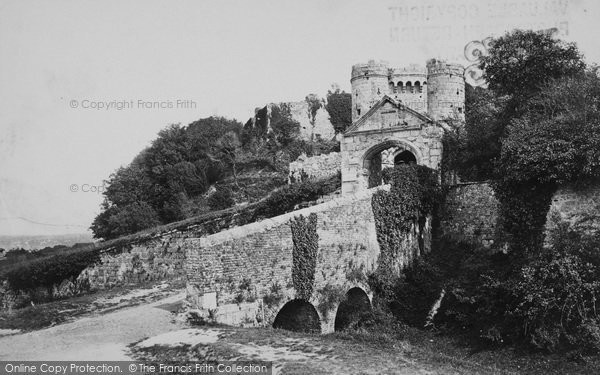 Photo of Carisbrooke, Castle Gateway c.1883