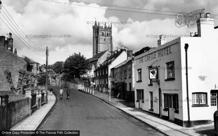 Photo of Carisbrooke, Castle Hotel And Church c.1955