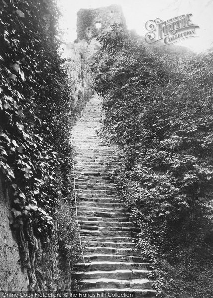 Photo of Carisbrooke, Castle, The Keep Steps 1890