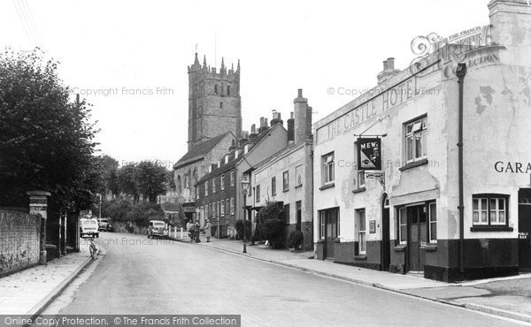 Photo of Carisbrooke, Church And High Street c.1955