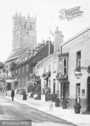 Church And Red Lion Hotel 1908, Carisbrooke