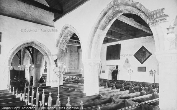Photo of Carisbrooke, Church Interior 1913