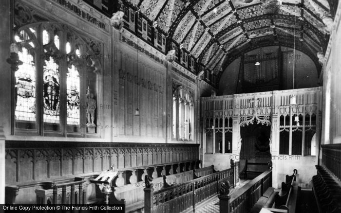 Photo of Carisbrooke, Church Of St Nicholas De Castro Interior c.1935