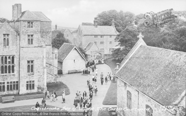 Photo of Carisbrooke, The Castle Courtyard c.1955