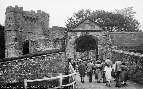 Photo of Carisbrooke, The Castle Entrance c.1955