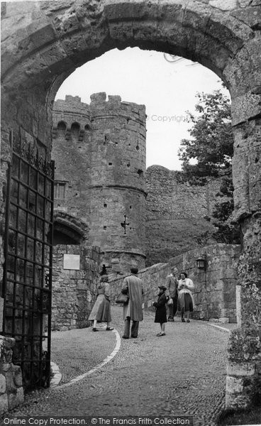 Photo of Carisbrooke, The Castle Entrance c.1955