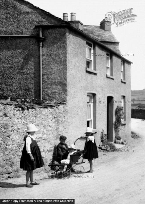 Photo of Cark, Children In The Village 1918