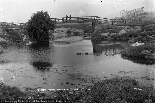 Photo of Carleton, River Aire Bridge c.1900