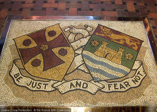 Photo of Carlisle, Coat Of Arms, Tullie House Entrance 2005
