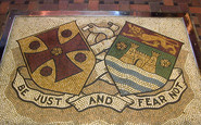 Carlisle, Coat of Arms, Tullie House Entrance 2005