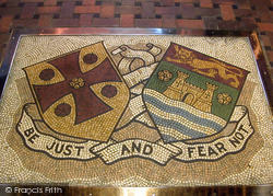 Carlisle, Coat of Arms, Tullie House Entrance 2005